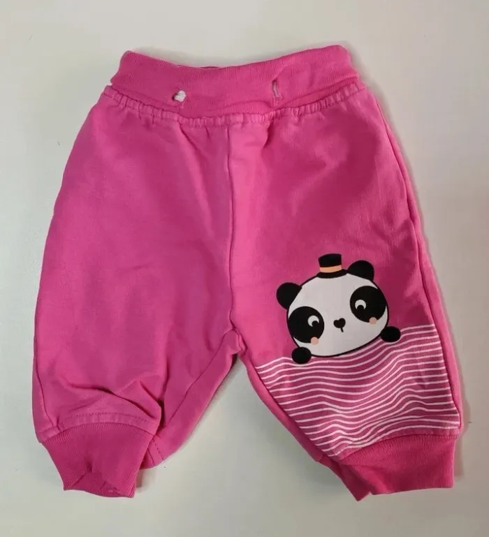 Pantalon rose - Taille 1 mois - Panda