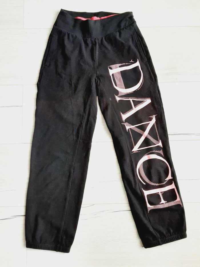 Vêtement fille pantalon survêtement noir 10 ans