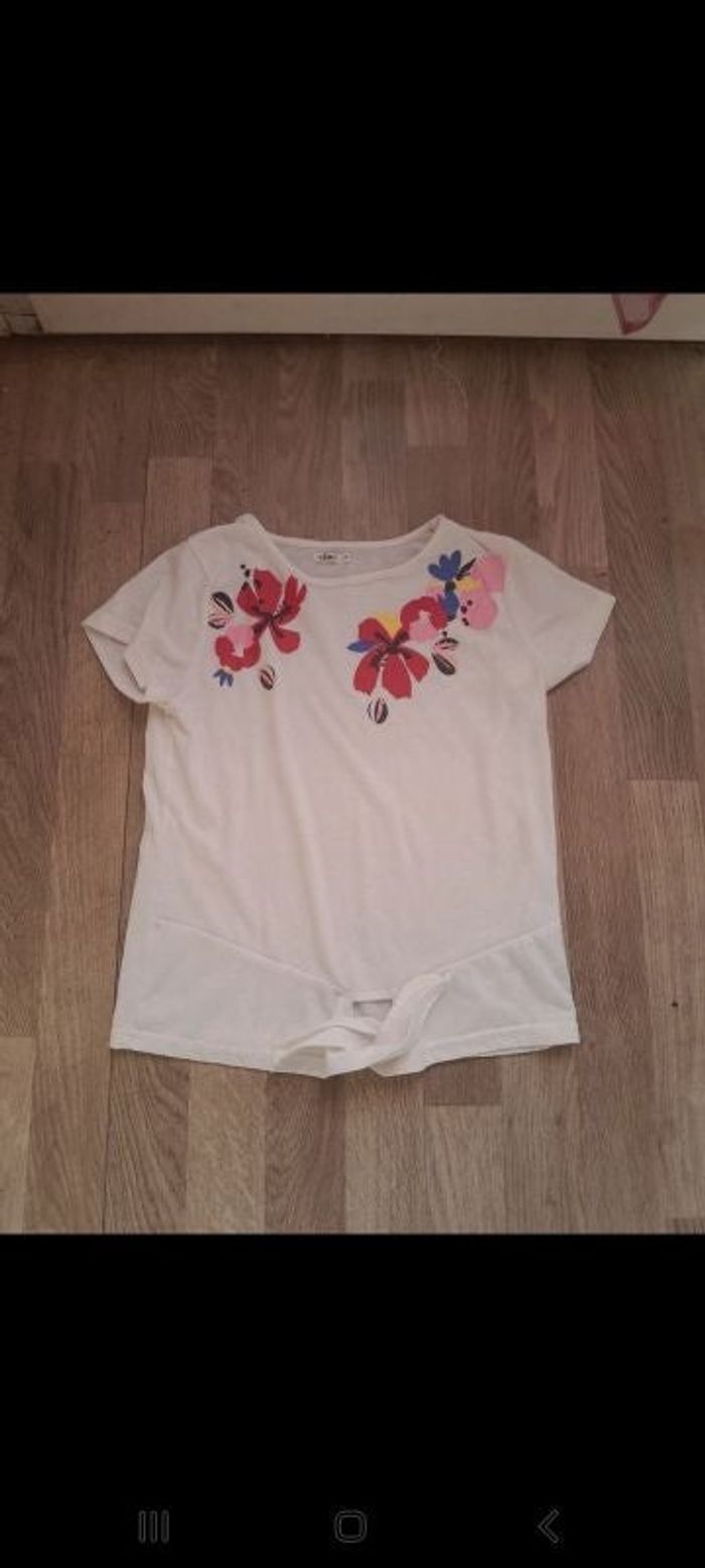 Tee shirt à nouer devant taille 38