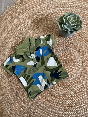 T-shirt polo mc 6 mois lulu castagnette gémo 