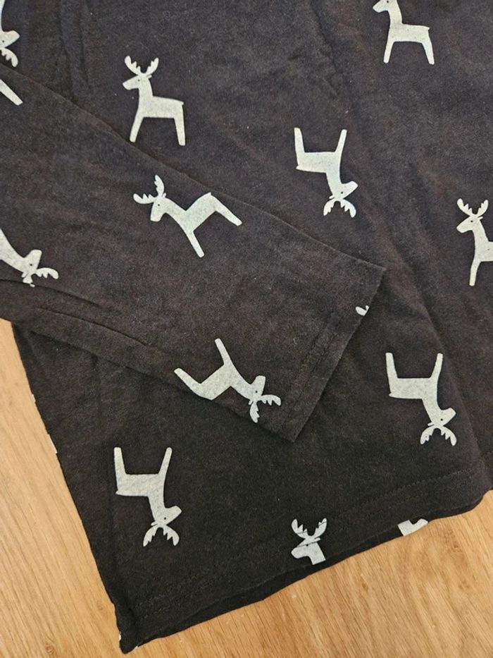 Tee shirt manches longues Noël Kiabi 10 ans - photo numéro 3