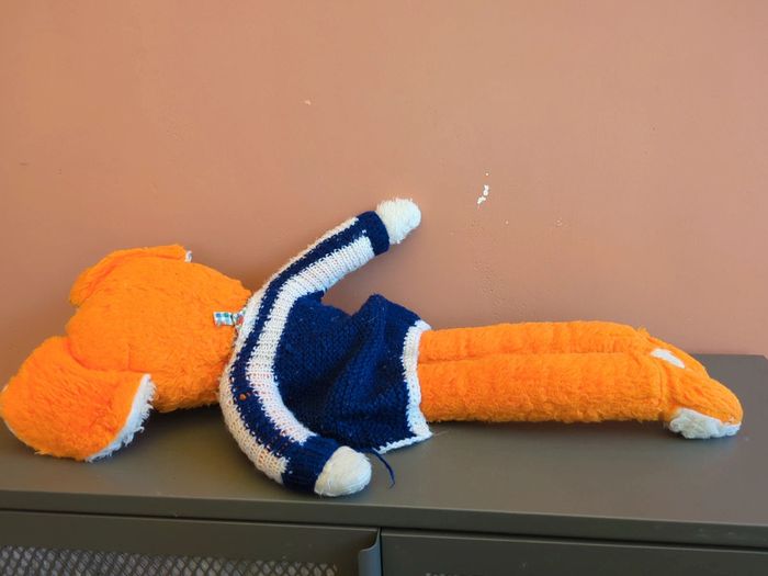 peluche orange vintage - photo numéro 4