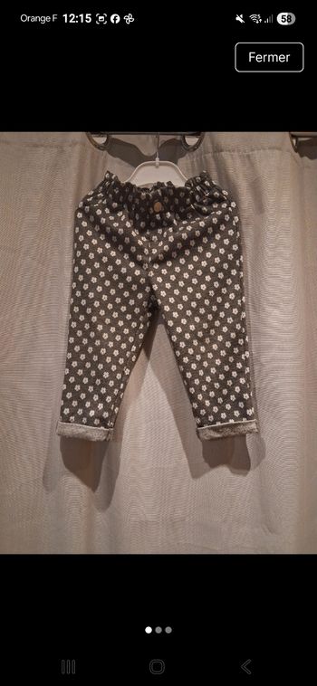 Pantalon fleur