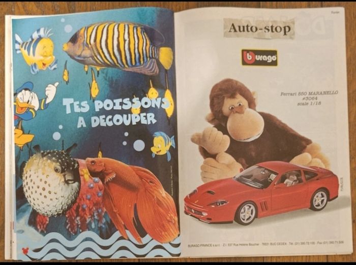 Ancien journal de mickey avec cadeau autocollants 101 dalmatiens N°2336 de 1997 vintage - photo numéro 9