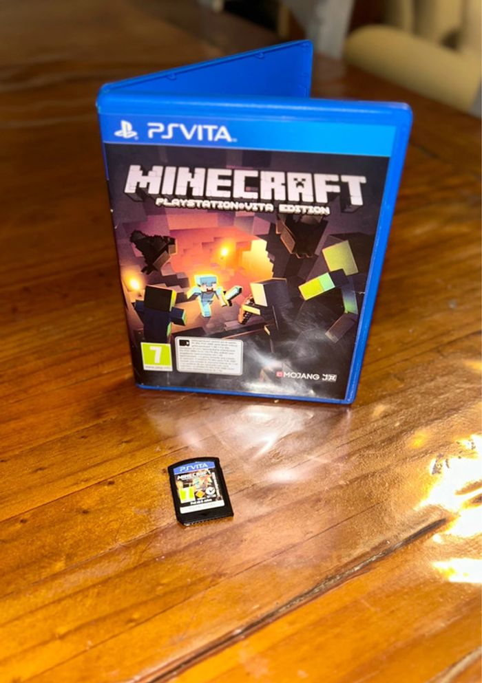 Jeu Minecraft sur Ps vita