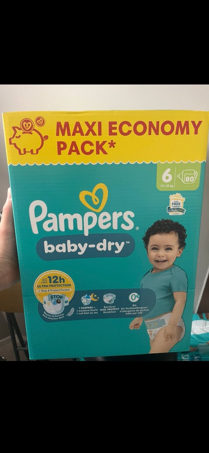 Pampers taille 6