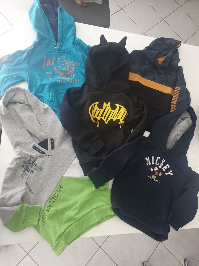 Lot sweat à capuche