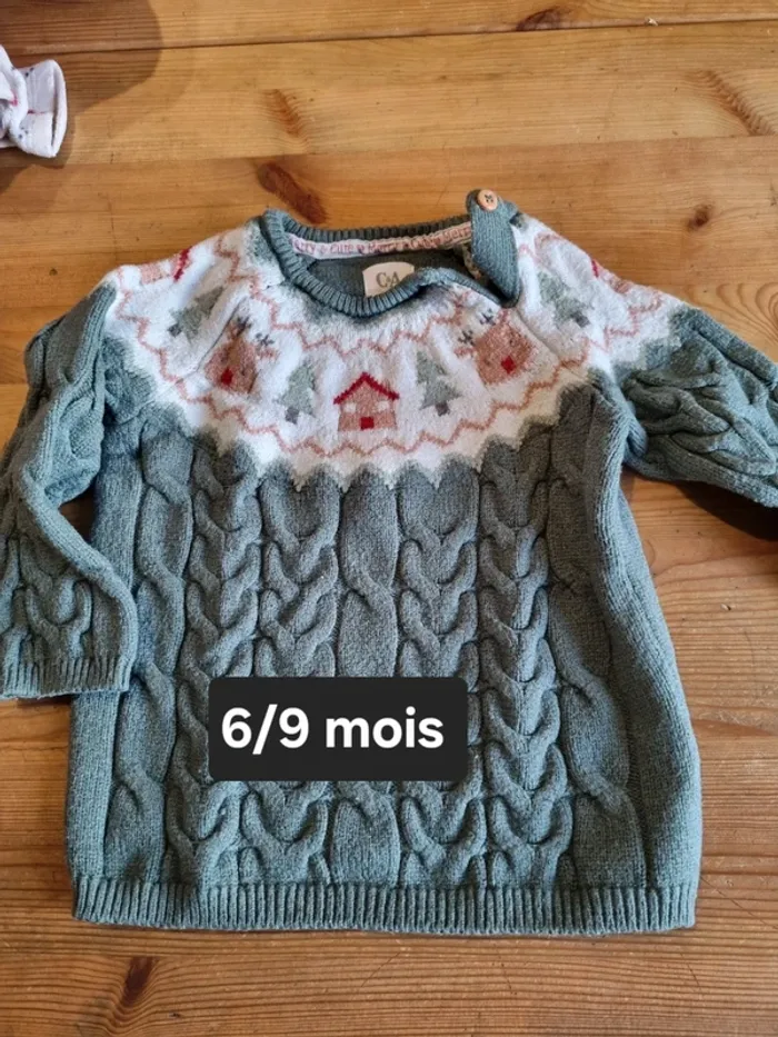 Pull-over bebe fille
