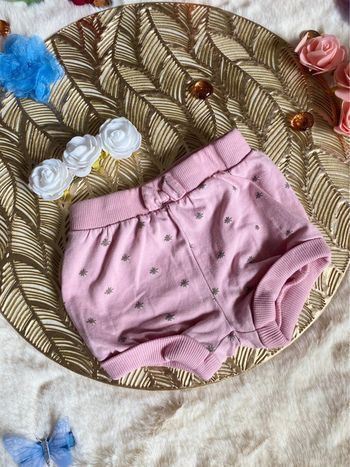 🌸 Short bloomer rose étoilé – Orchestra – 12 mois 🌸