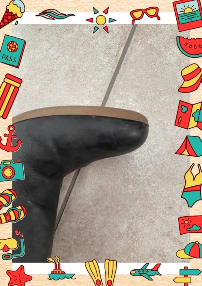 Bottines basses noir 41 Ateliers Mégis cuir - photo numéro 5