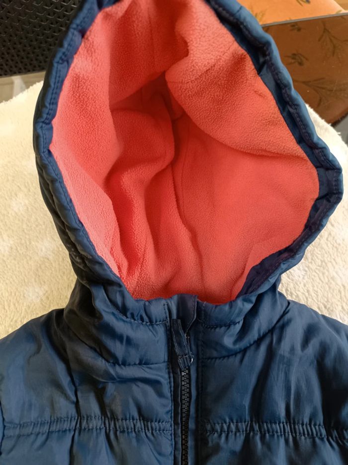 Manteau épais bleu et rose - photo numéro 2