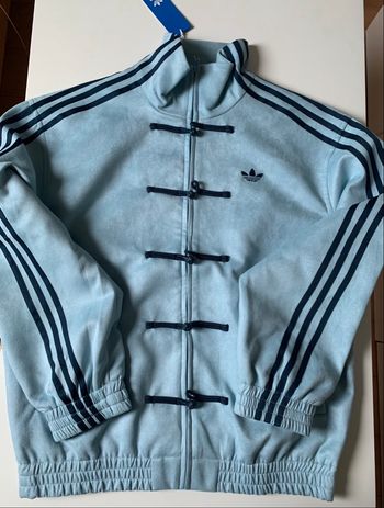 Veste adidas CNY édition spécial nouvel an chinois bleu clair