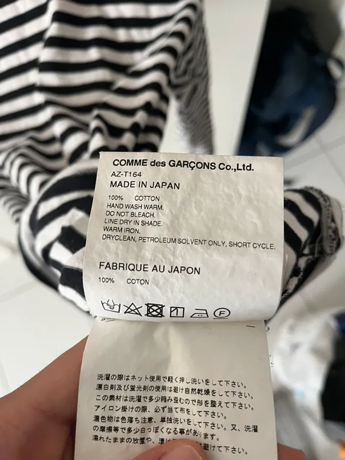 Tee-shirt Comme des Garçons manches longues - photo numéro 3