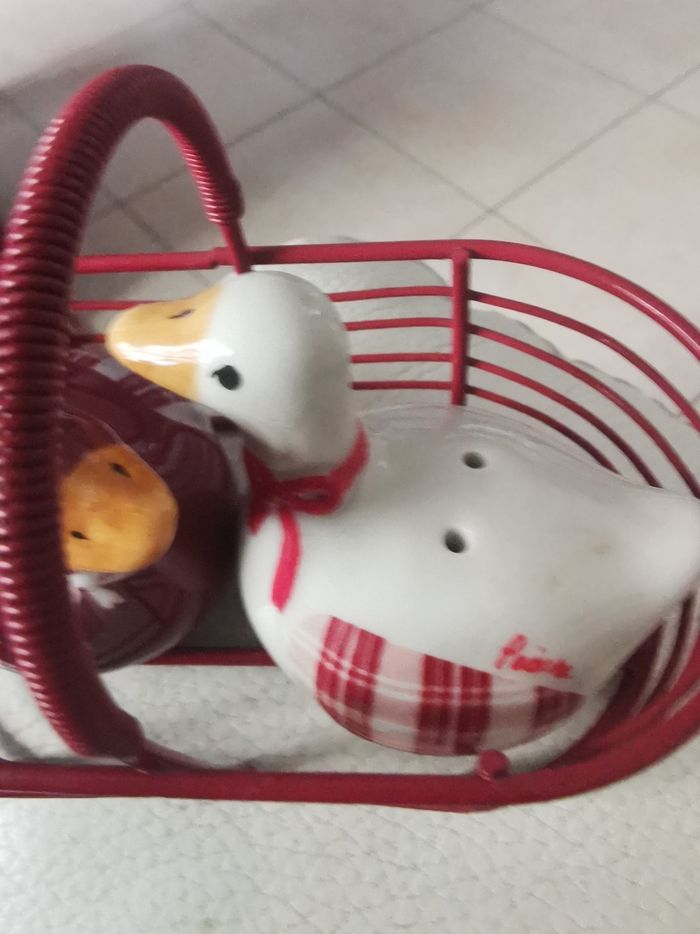 Salière et poivrière canards tout mignon - photo numéro 4