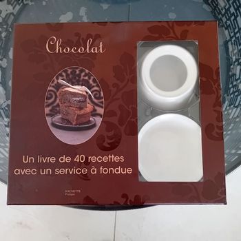 Service fondue chocolat