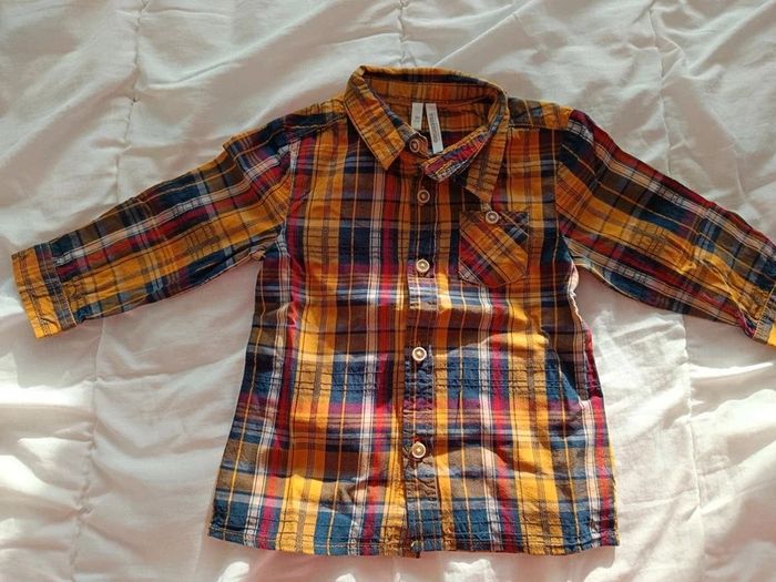 Chemise a carreaux orchestra 9m tbe