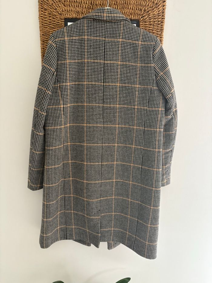 Manteau à carreaux Camaïeu taille 42 - photo numéro 2