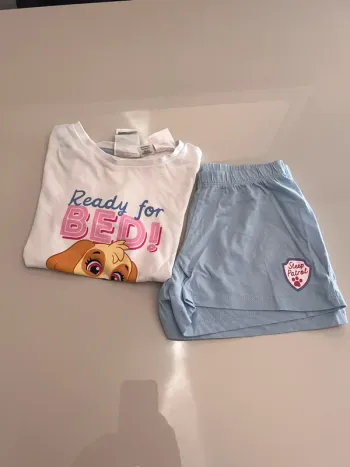 Ensemble, short, pyjama pour petite fille H&M 18/24 mois