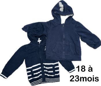 Lot de 2 gilets orchestra