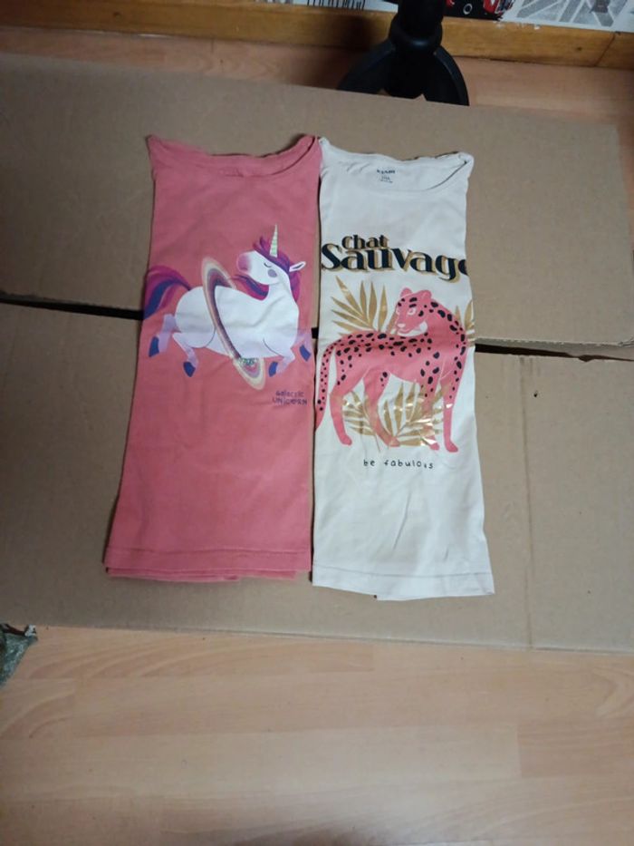 Lot de 2 tee-shirt manches longues