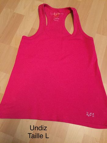 Débardeur rose Undiz Taille L