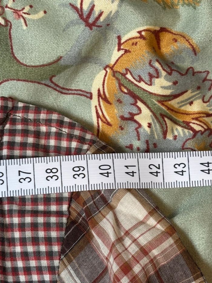 Superbe chemise style vintage 1960 à carreaux et volants S/36 - photo numéro 10