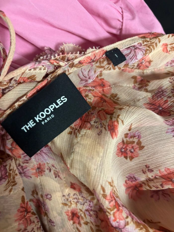 Magnifique robe fleuris entièrement doublée the kooples neuve taille 1 - photo numéro 12