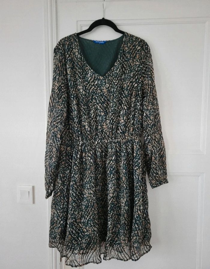 Robe fluide verte 42