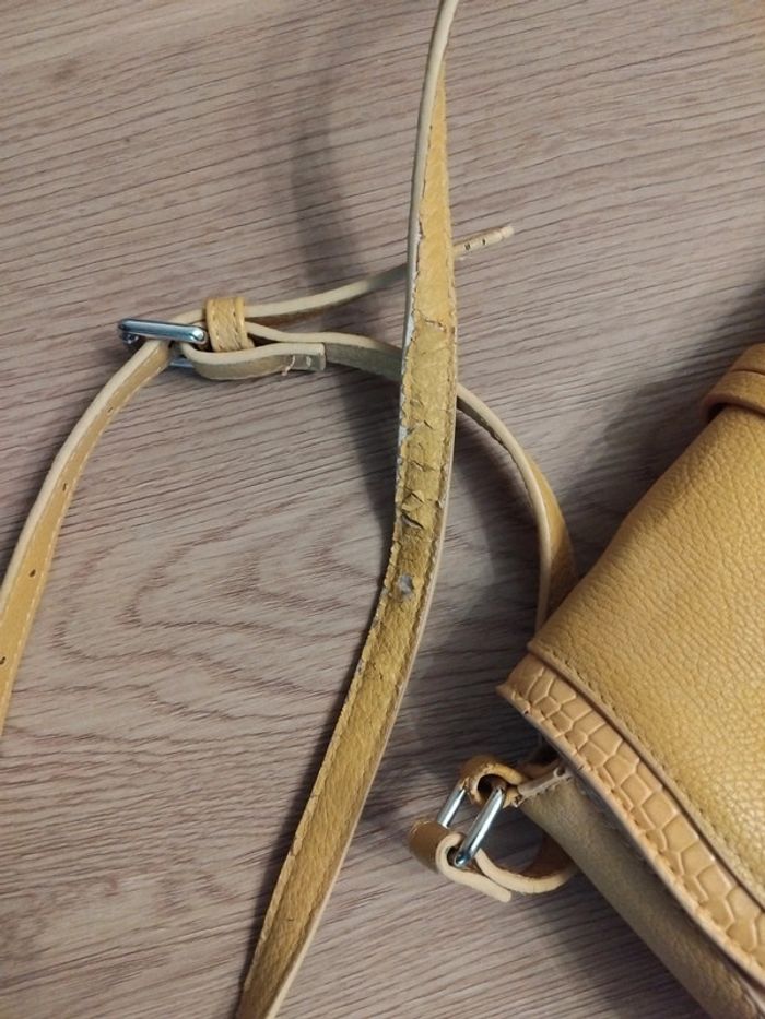 Sac bandoulière moutarde - photo numéro 2