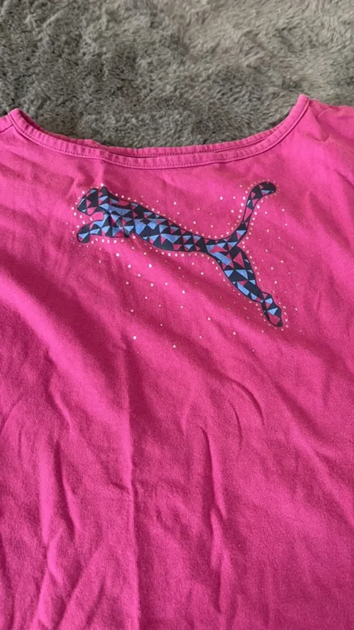 T-shirt de sport rose - photo numéro 2