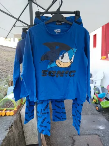 Lot pyjamas sonic jumeaux
