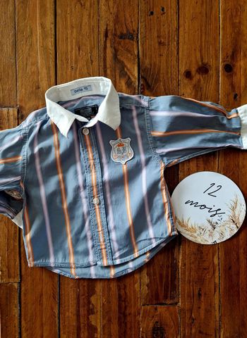 Chemise Serge blanco 12 mois