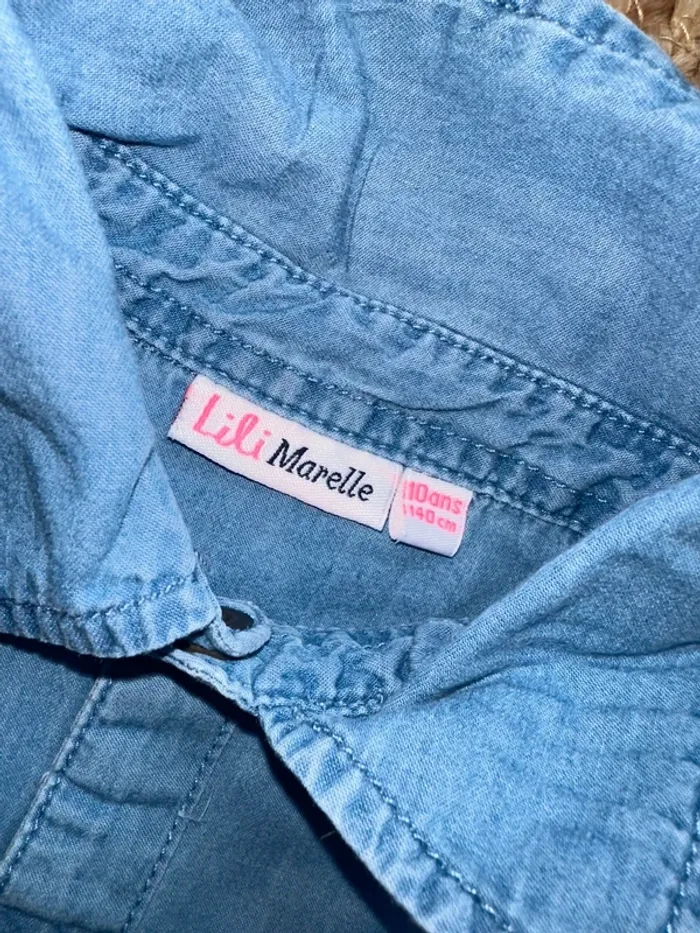Chemise en jeans 10 ans - photo numéro 2