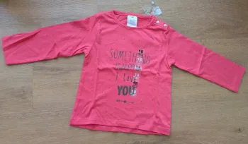 Blouse rose 18mois neuve