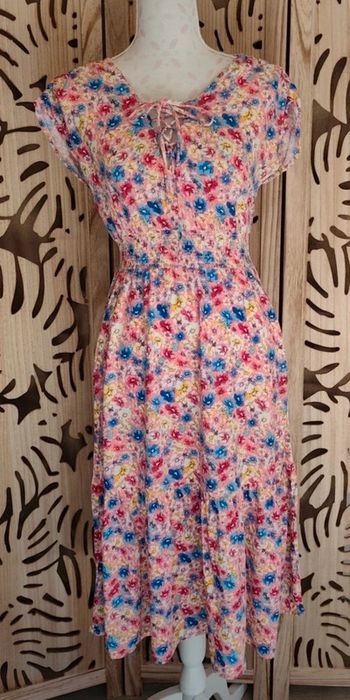Robe imprimée fleurie Taille 36 Springfield