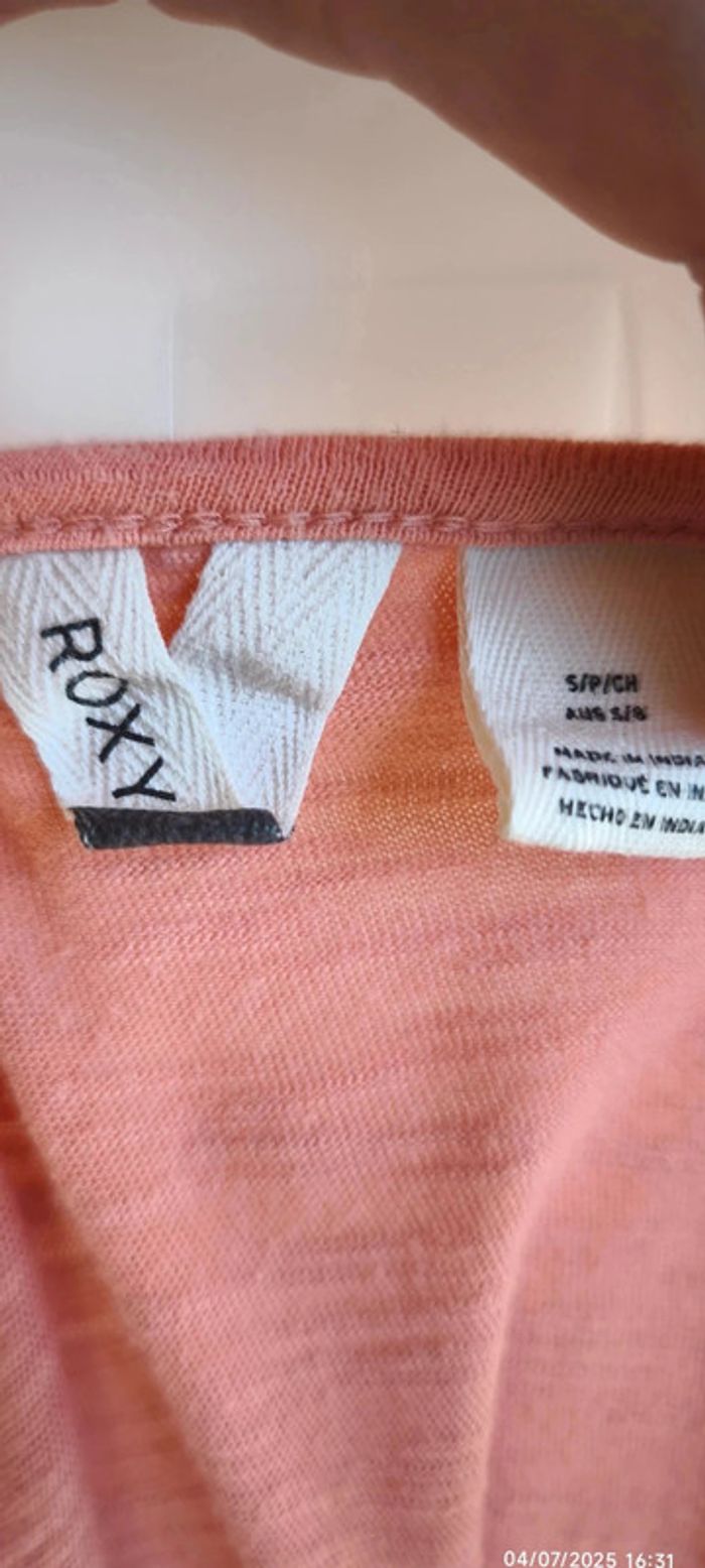 T-shirt Roxy Taille S Rose pale - photo numéro 5
