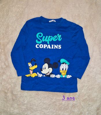 T-shirt Disney garçon 3 ans