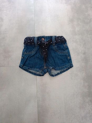 Short en jean 3 mois