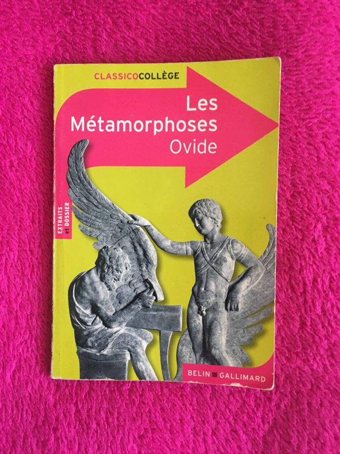 Les Métamorphoses - Ovide - Classico-collège - Belin-Gallimard