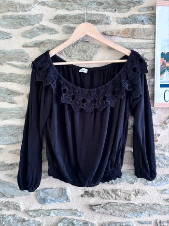 Blouse noire taille M