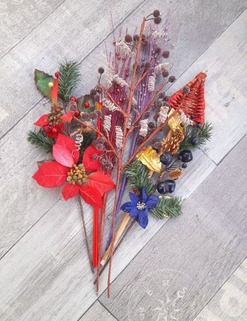 Bouquet artificiel de Noël