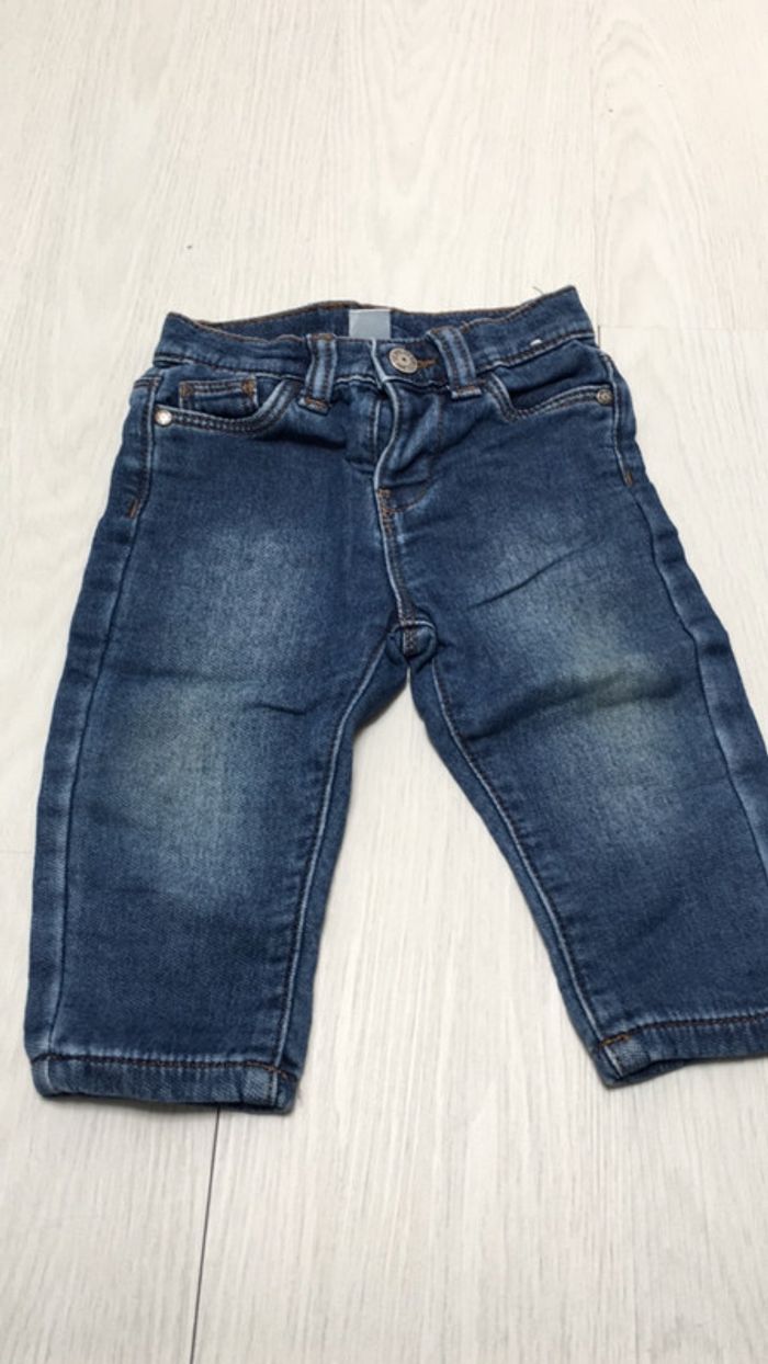 Jean bleu tex 6 mois
