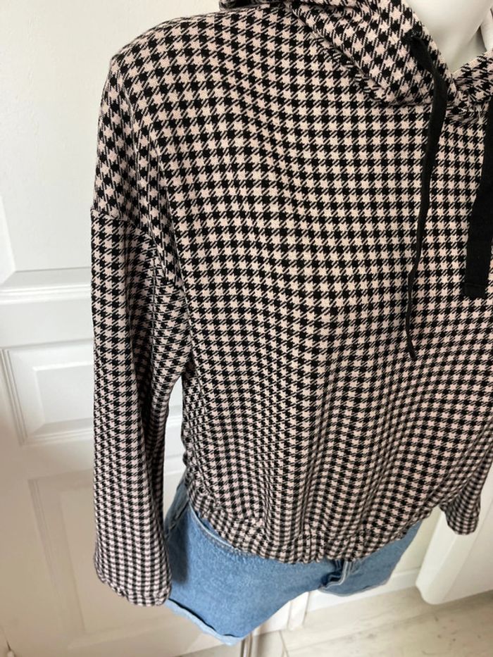 Pull motif pied de poule - photo numéro 4