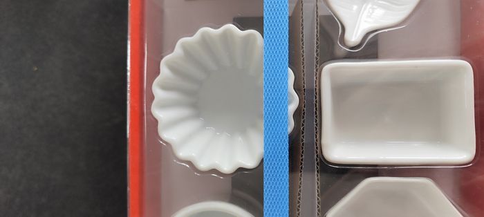 Boite de 24 verrines en porcelaine blanche - photo numéro 5
