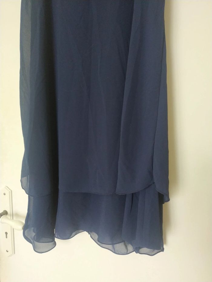 Robe chic bleu foncée taille 40 - photo numéro 5
