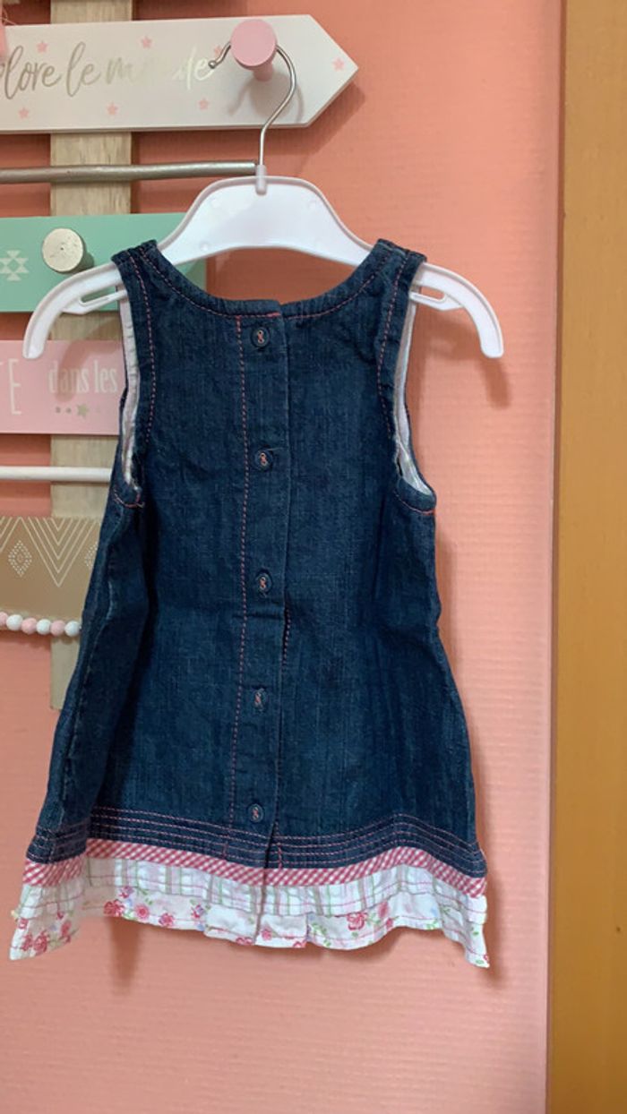Robe en jeans baby club 6 mois - photo numéro 3