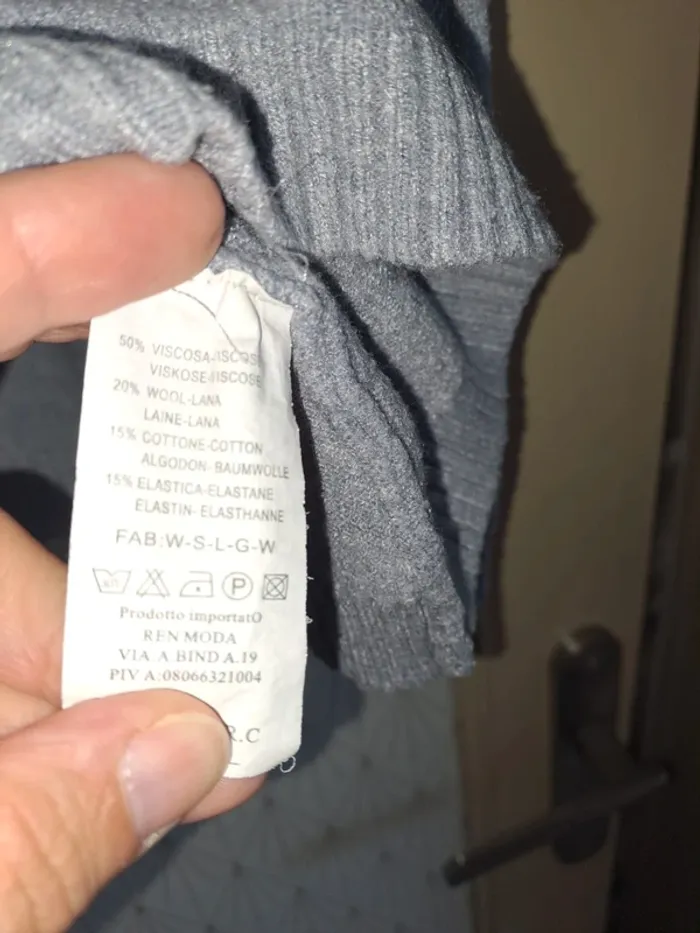 Pull tout doux chaud femme Ren moda gris XL/XXL comme neuf - photo numéro 5