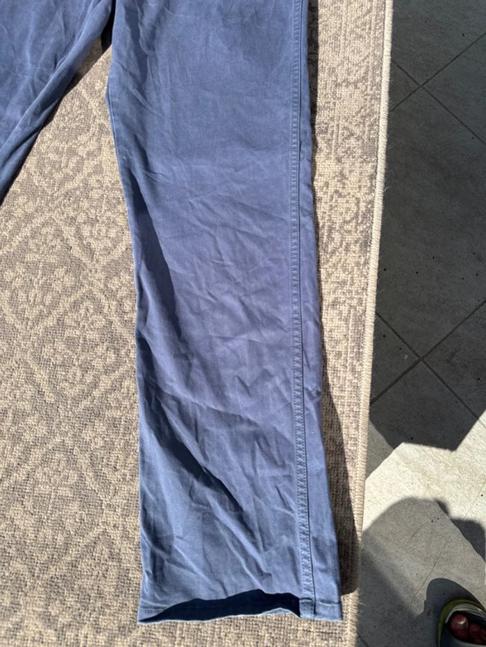 Pantalon Wrangler TEXAS bleu/gris - Taille W34 L32 - Coupe droite homme - photo numéro 2