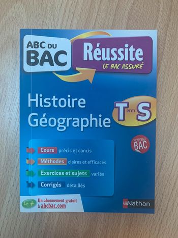 Livre Bac Histoire Géographie