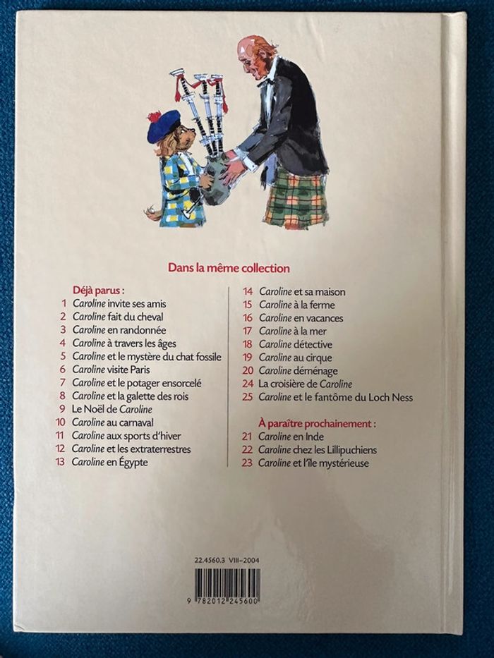Caroline et le Fantôme du Loch Ness Ecosse livre bd album Pierre Probst kilt - photo numéro 2